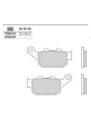 Pastiglie Freno Sinterizzate
