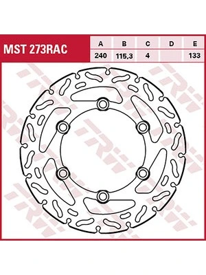 Disques de frein Racing avant