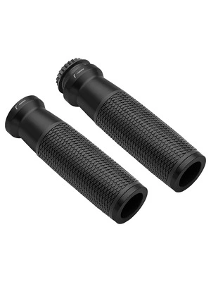 Manopole manubrio URLO Ø22mm coppia nero