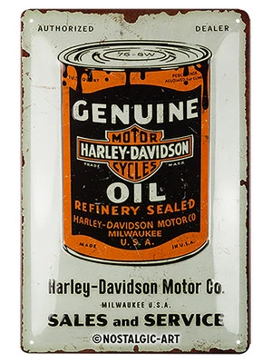 Insegna in latta H-D Genuine