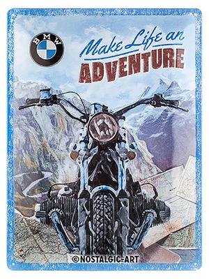 METAL SIGN BMW ADVENTURE