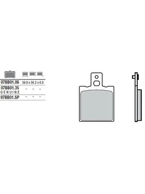 Bremseklodser af Organisk Carbon Ceramic