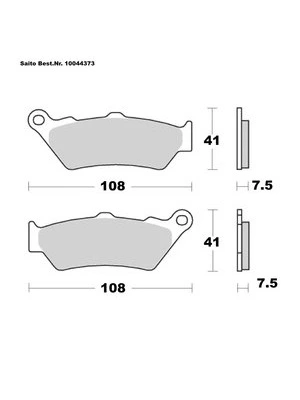 Plaquettes De Frein Metal Fritté