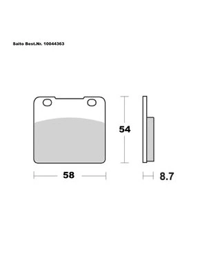 Bromsbelägg Sinter Med Typgodk.