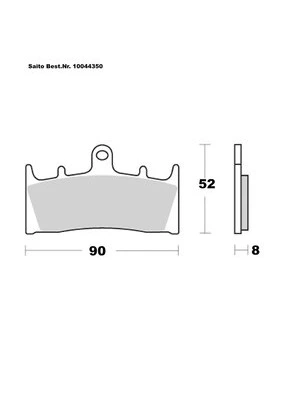 Pastiglie freno sinterizzate con ABE
