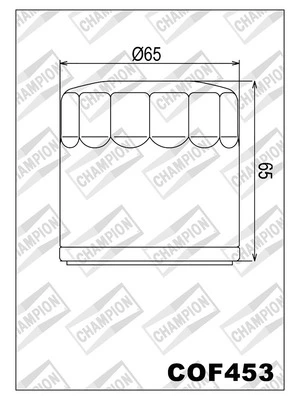 OLIEFILTER CHAMP. COF453