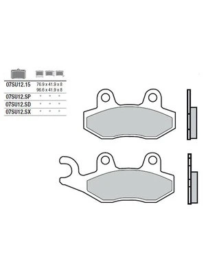 Plaquettes De Frein Metal Fritté