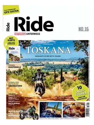 RIDE Motorrad unterwegs - Toscana