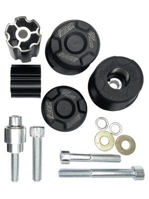 GSG CRASH PAD SET DUO, KIT BLACK