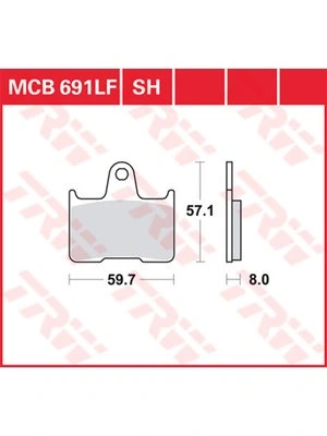 Bromsbelägg Organiska