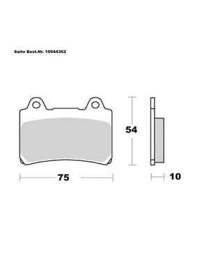 Pastiglie Freno Sinter. Con Abe