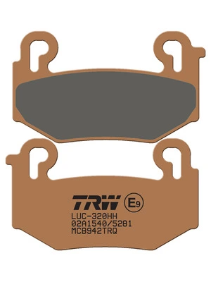 Plaquettes de frein en métal fritté
