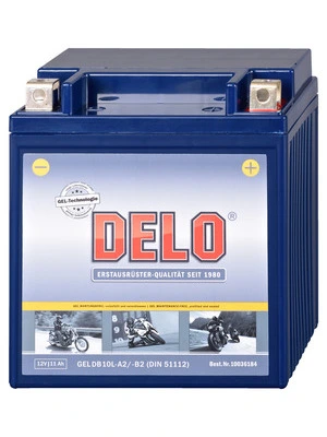 Gelová baterie DELO, plněná