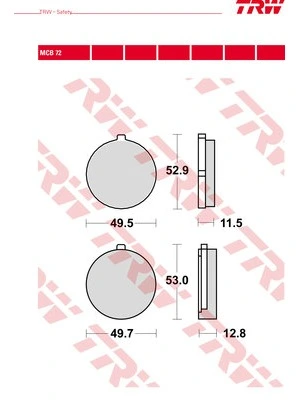 Bremsebelægninger Organiske
