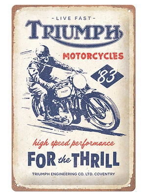 Tin sign Motorcycle
