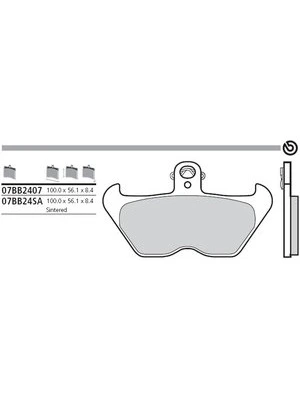 Bremsbeläge Organisch Carbon Ceramic