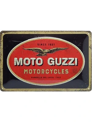 Metal Sign Moto-Guzz Logo