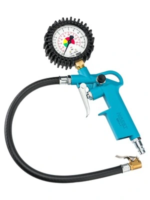 Gonfiatore e manometro per pneumatici