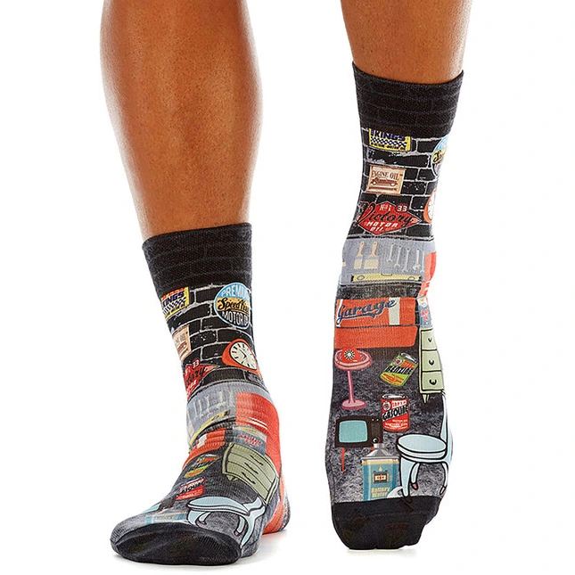 wigglesteps Wigglesteps Socken Retro Garage