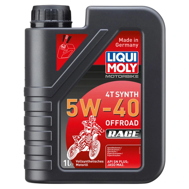 LIQUI MOLY Motorenöl 4T Synth 5W-40 Offr. Race, 1L