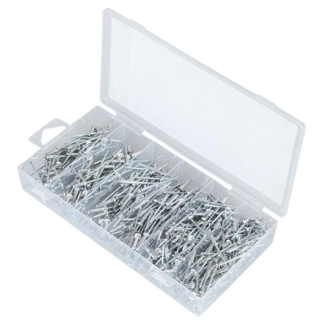 Craft-Meyer Sortimentsbox mit Blindnieten aus Alu