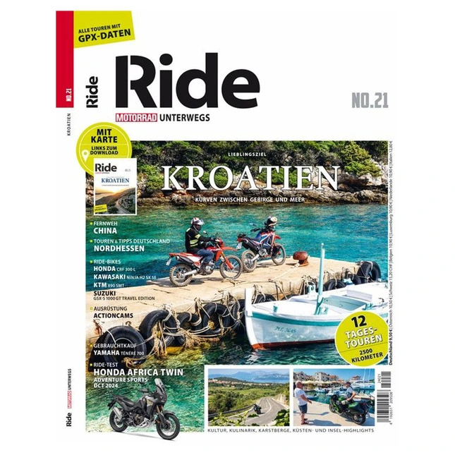 Map&Guide RIDE - Motorrad unterwegs Kroatien