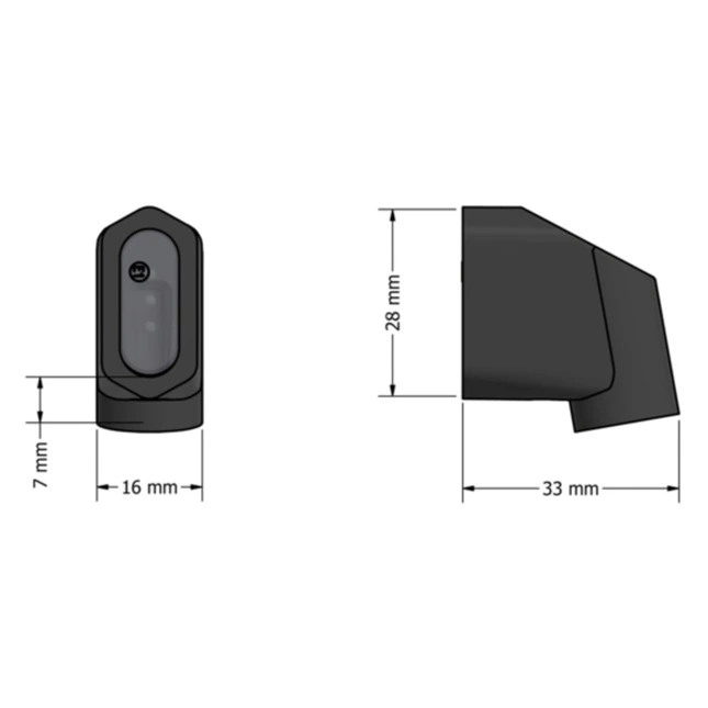MOTOISM Blinker Mini FTR 1200 hinten