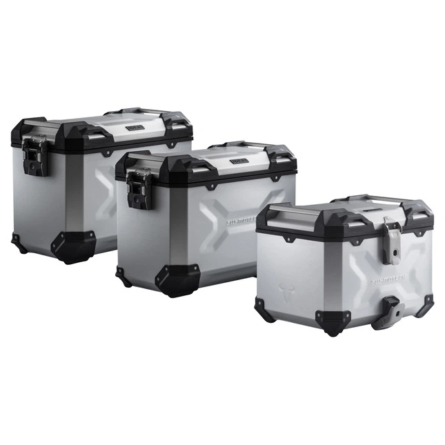 SW-Motech TRAX ADV Koffer-Komplettset silber