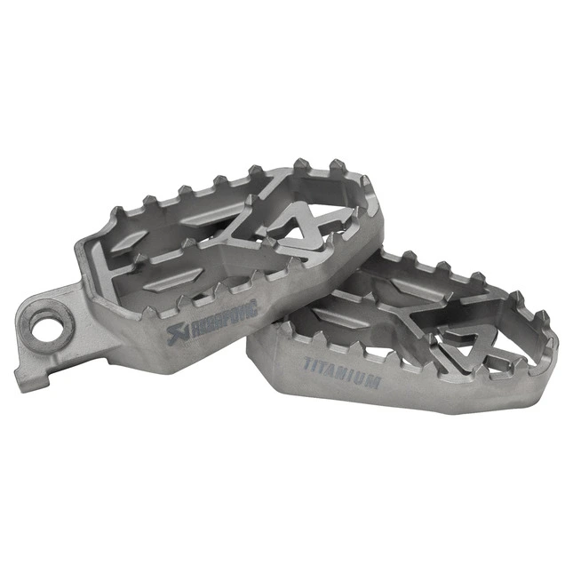 Akrapovic Adventure Fussrasten-Set Titan m. ABE