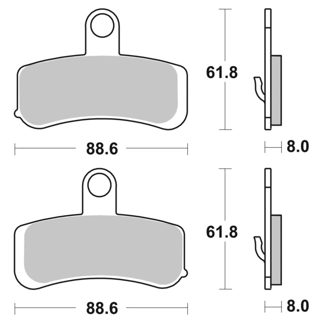 Brembo Bremsbeläge Sintermetall