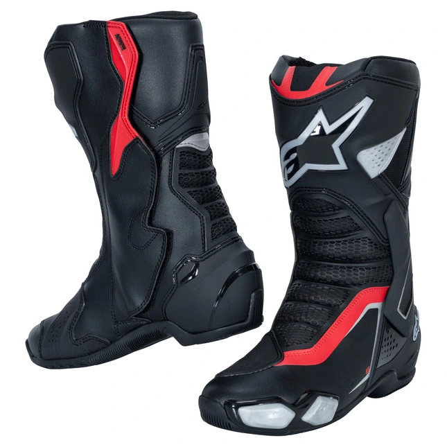 alpinestars SMX-6 V3 schwarz/silber/rot
