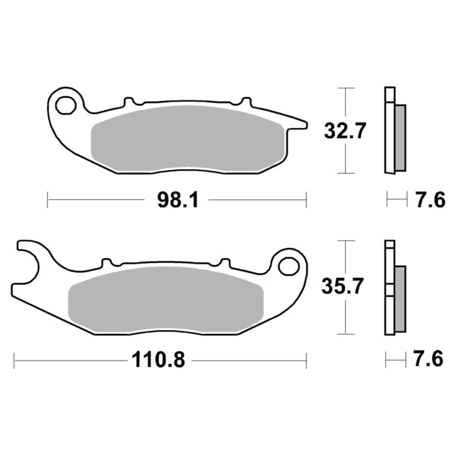 Brembo Bremsbeläge Organisch Carbon Ceramic