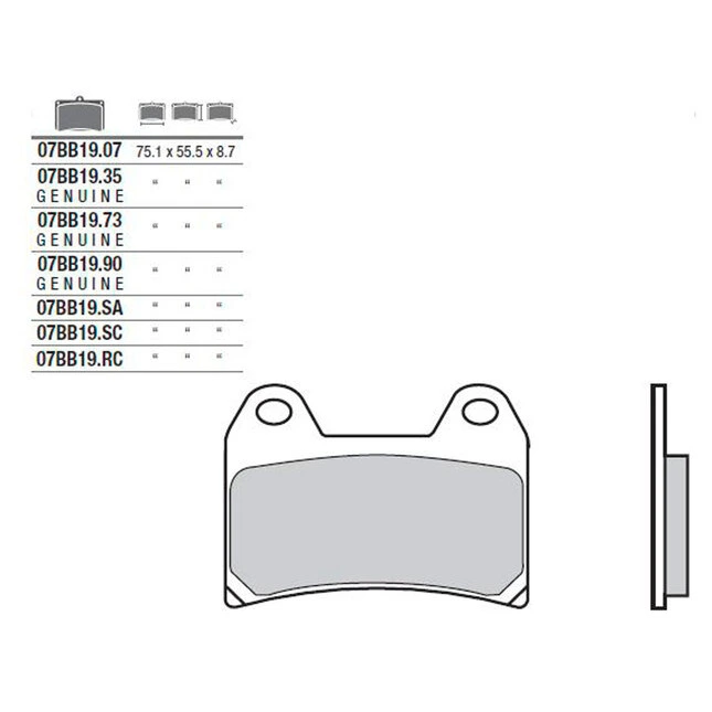 Brembo Bremsbeläge Sintermetall
