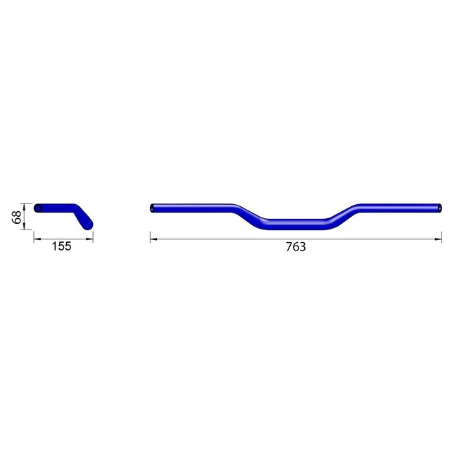 Highsider X-Bar Alu-Lenker Superbike X01, B:763 mm