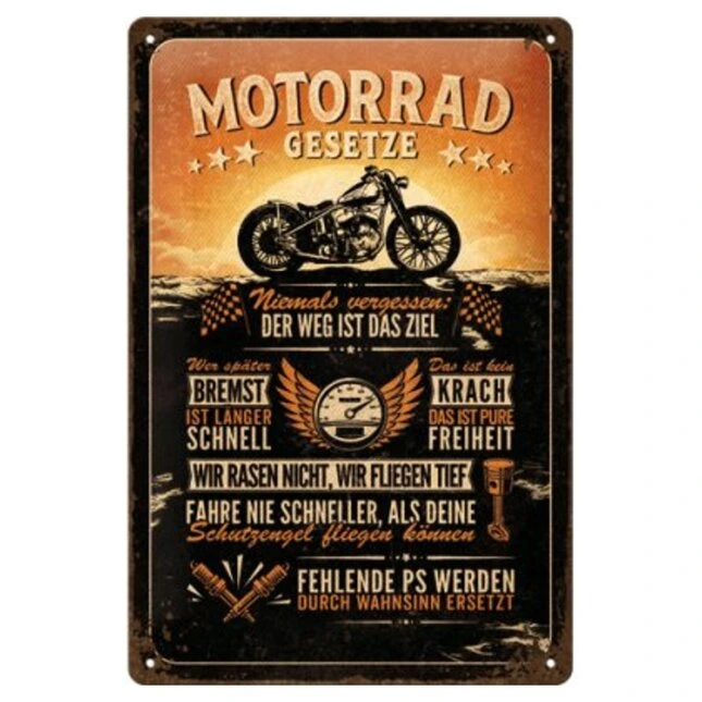Nostalgic Art Motorrad-Gesetze