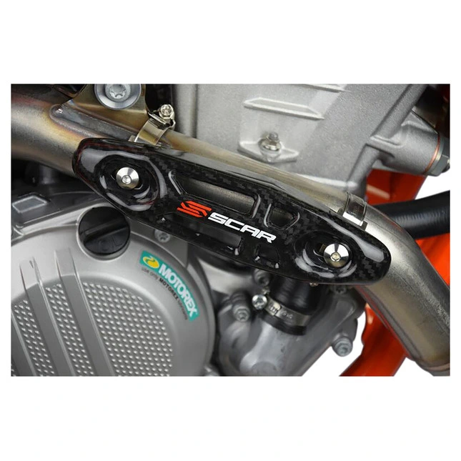 Scar Carbon/ Stahl Universal Auspuffschutz