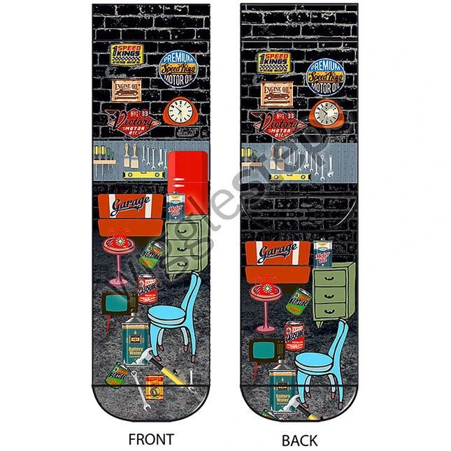 wigglesteps Wigglesteps Socken Retro Garage