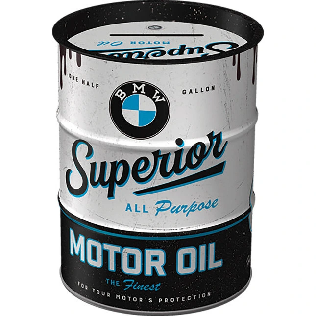 BMW Ölfass Spardose