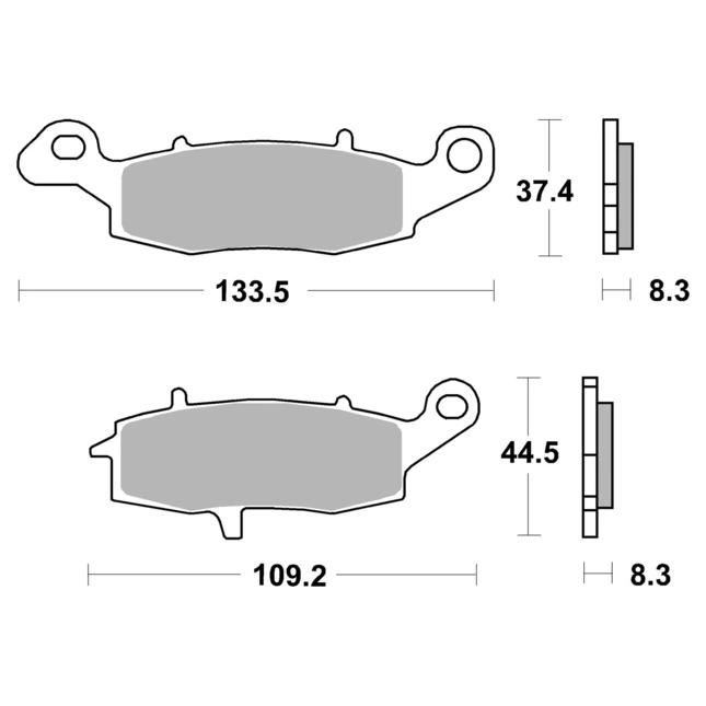 Brembo Bremsbeläge Organisch Carbon Ceramic