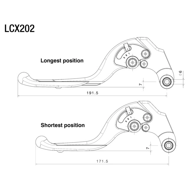 Rizoma Kupplungshebel Adjustable Plus