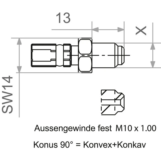 TRW Vario Anschluss In Drei Farben,