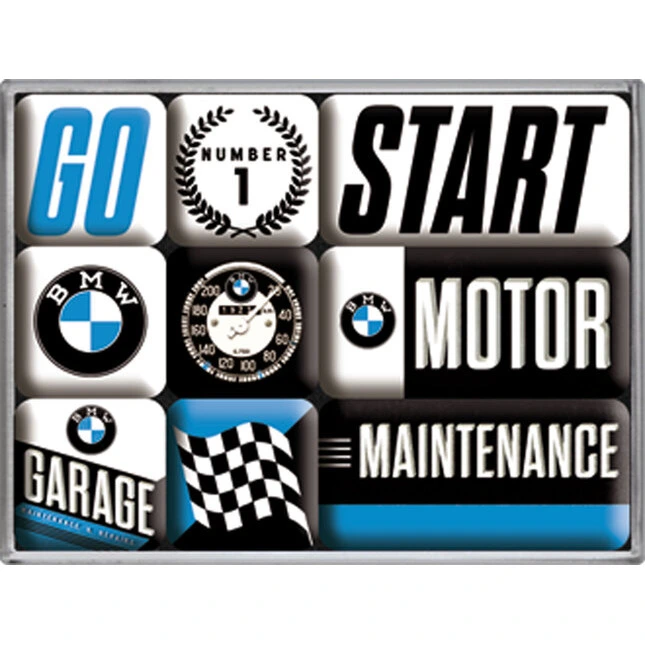 BMW Magnet-Set "Motor", 9-Teilig