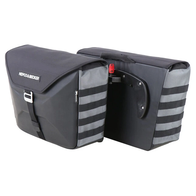 Hepco & Becker Seitentaschensatz Xtravel Schwarz