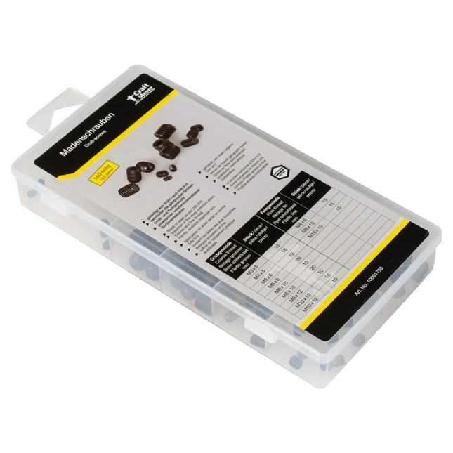 Craft-Meyer Madenschrauben-Set 160-teilig metrisch