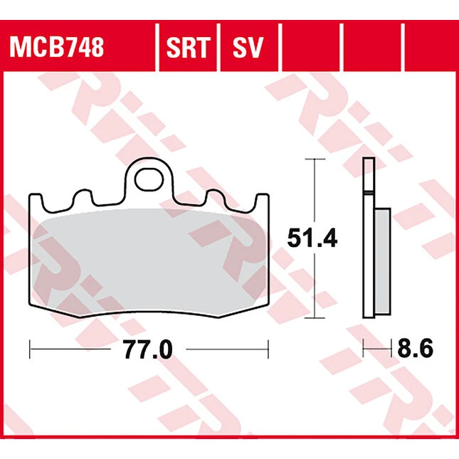 TRW Sinter Srt Road & Track Bremsbeläge