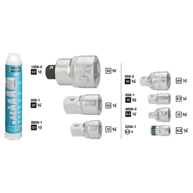 HAZET Adaptersatz 7-Teilig