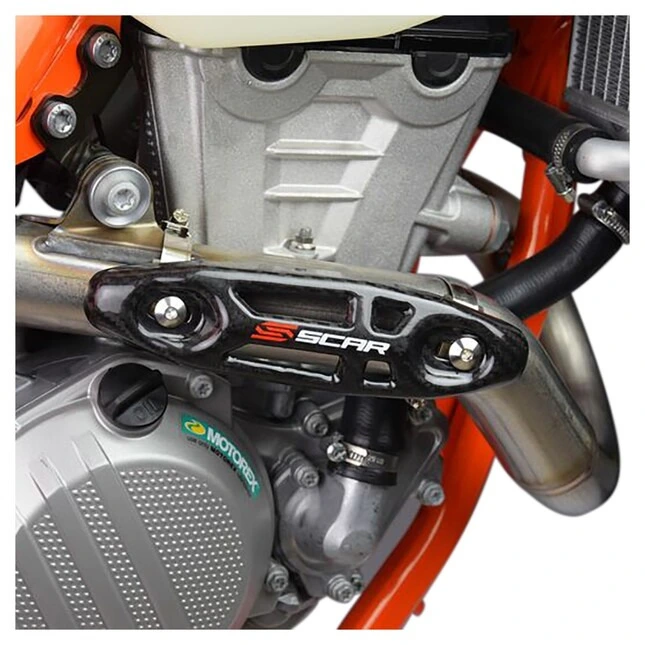 Scar Carbon/ Stahl Universal Auspuffschutz