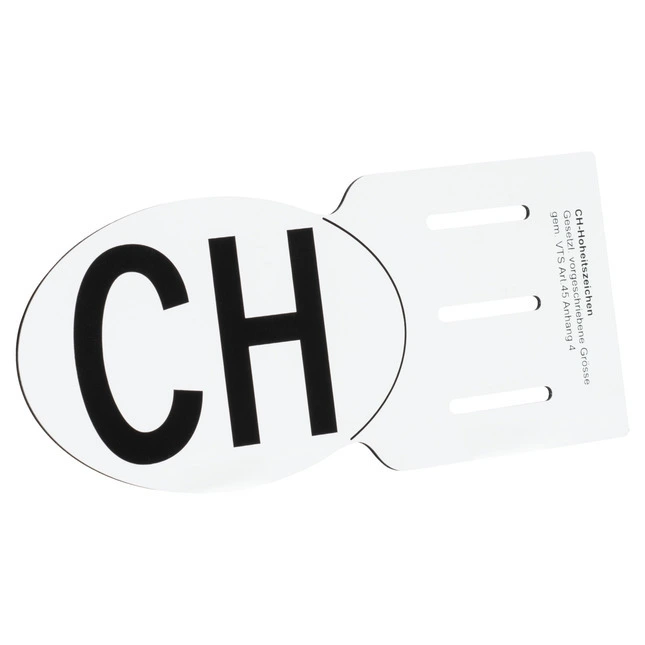 undefined CH-Schild für Kennzeichenhalter