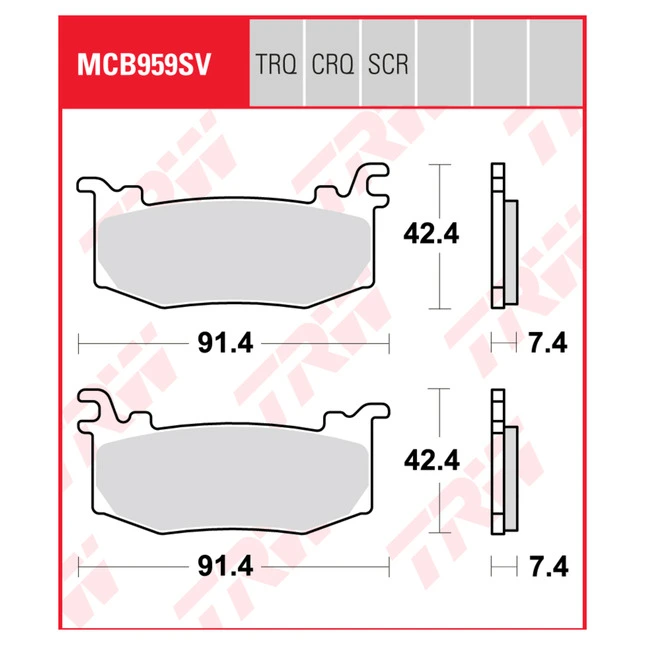 TRW Sintermetall Bremsbeläge