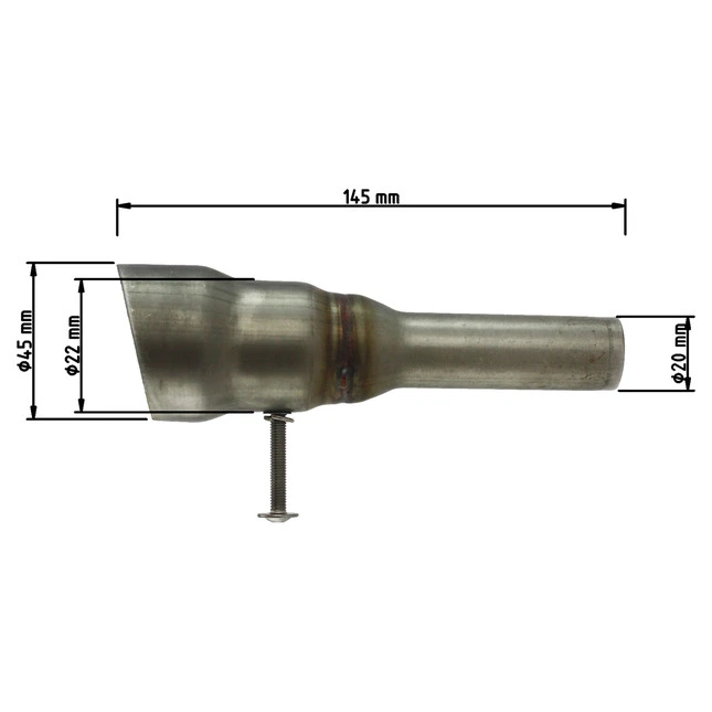 Shark Auspuff dB-Absorber extra leise Ausführung